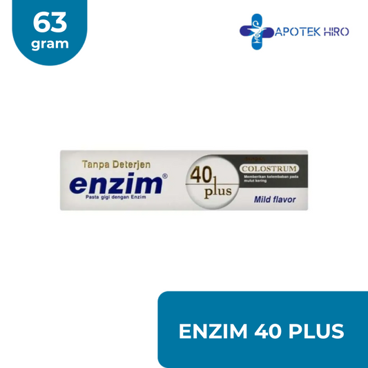 PASTA GIGI ENZIM 40 PLUS - 63GRAM