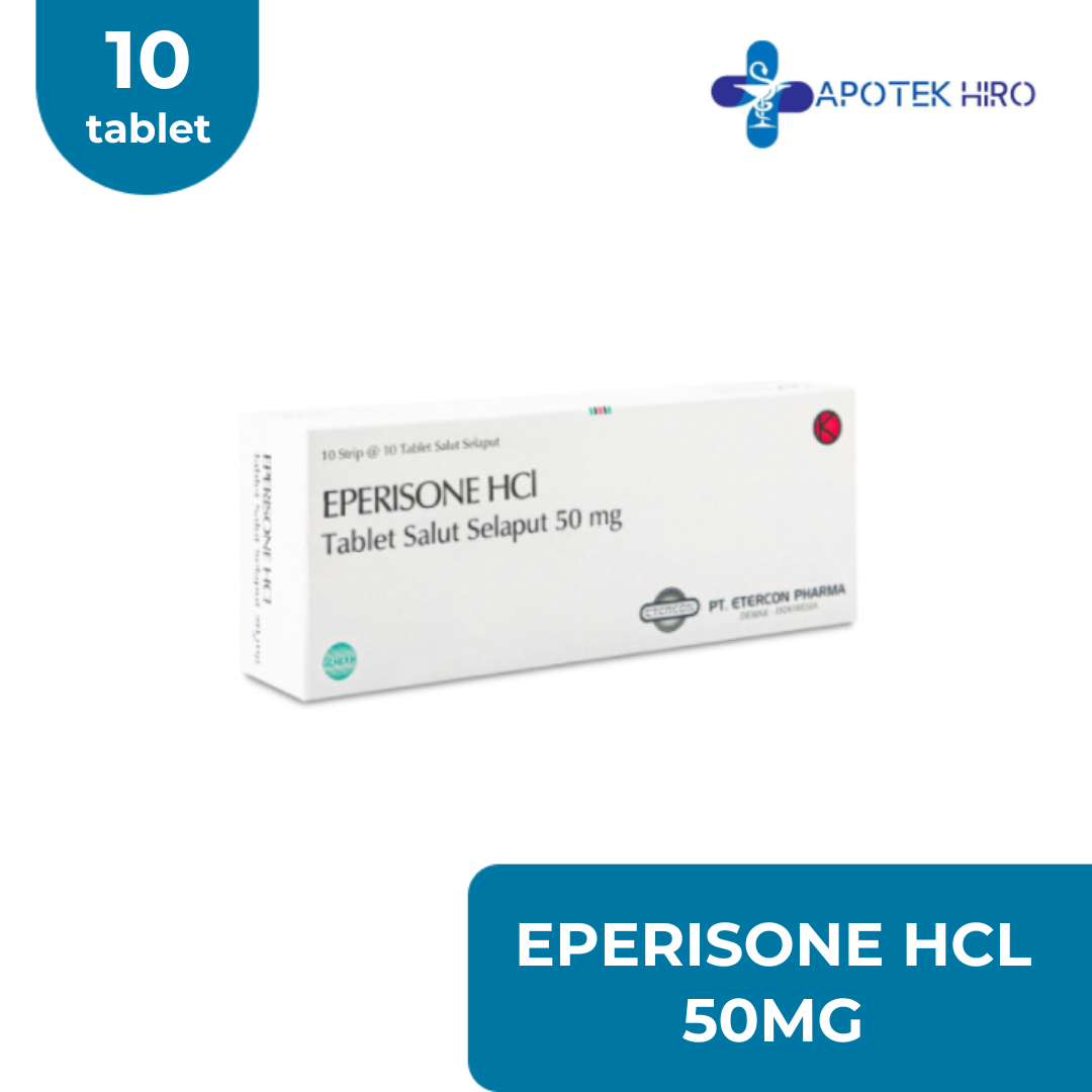 EPERISONE 50MG - 1 STRIP 10 TABLET