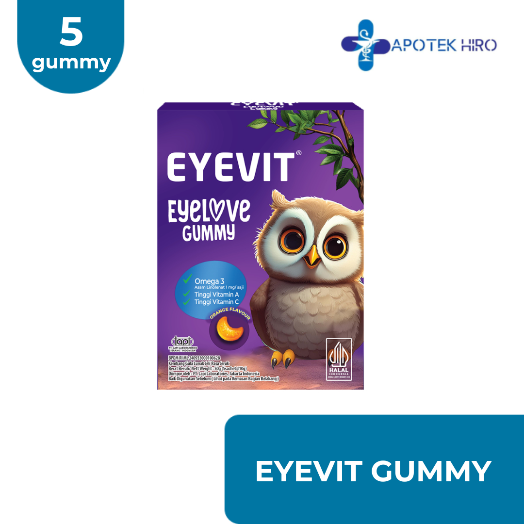 EYEVIT GUMMY - 1 SACHET ISI 5 GUMMY