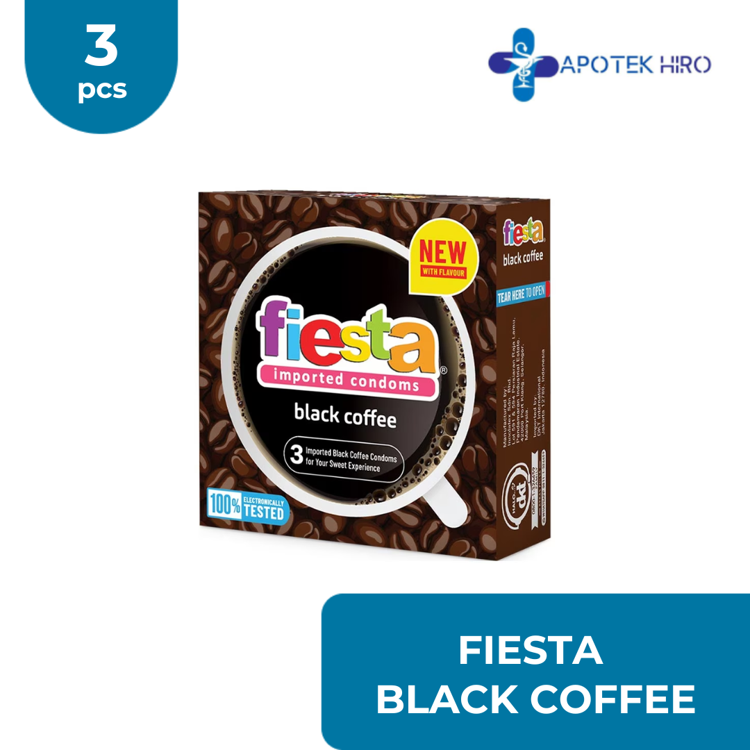 KONDOM FIESTA BLACK COFFEE 3'S
