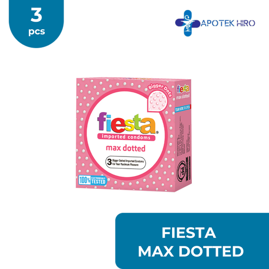 KONDOM FIESTA MAX DOTTED 3'S