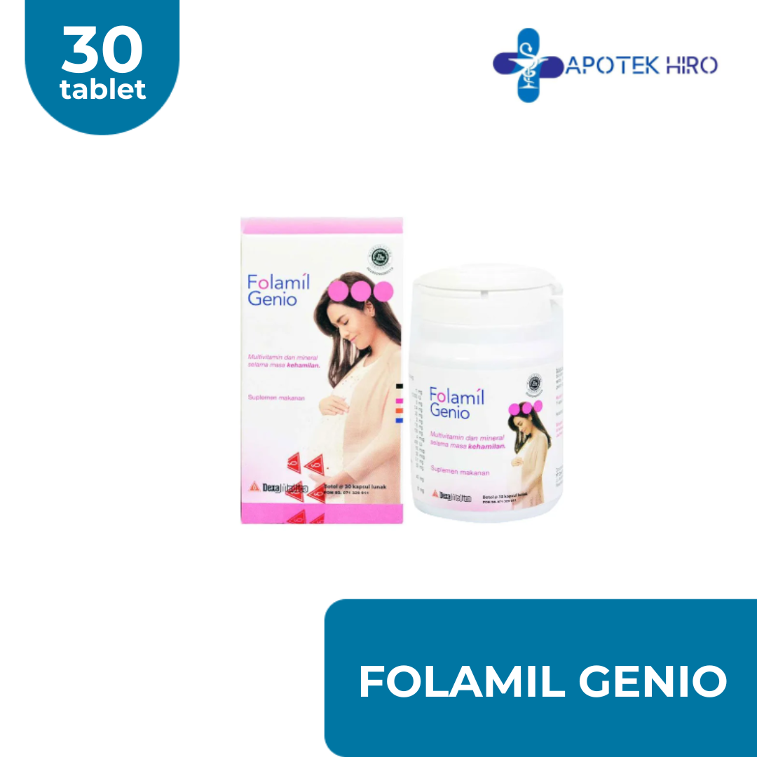 Folamil Genio 30 Kapsul / Vitamin Kehamilan