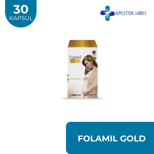 Folamil Gold 30 Kapsul / Vitamin Kehamilan