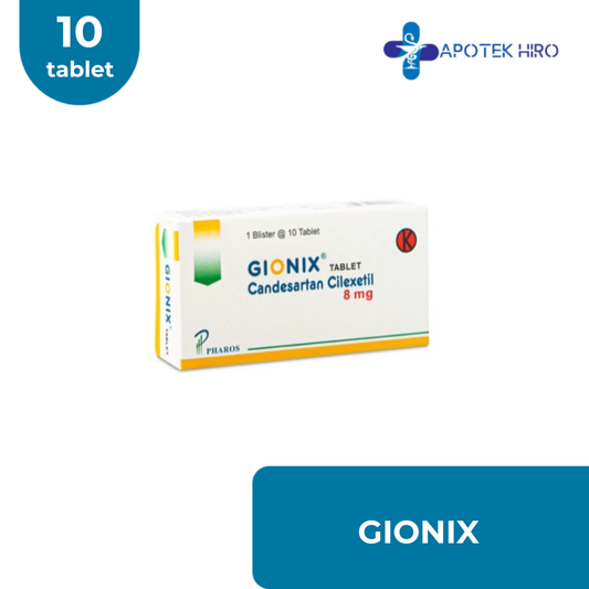 GIONIX 8 MG - 10 TABLET