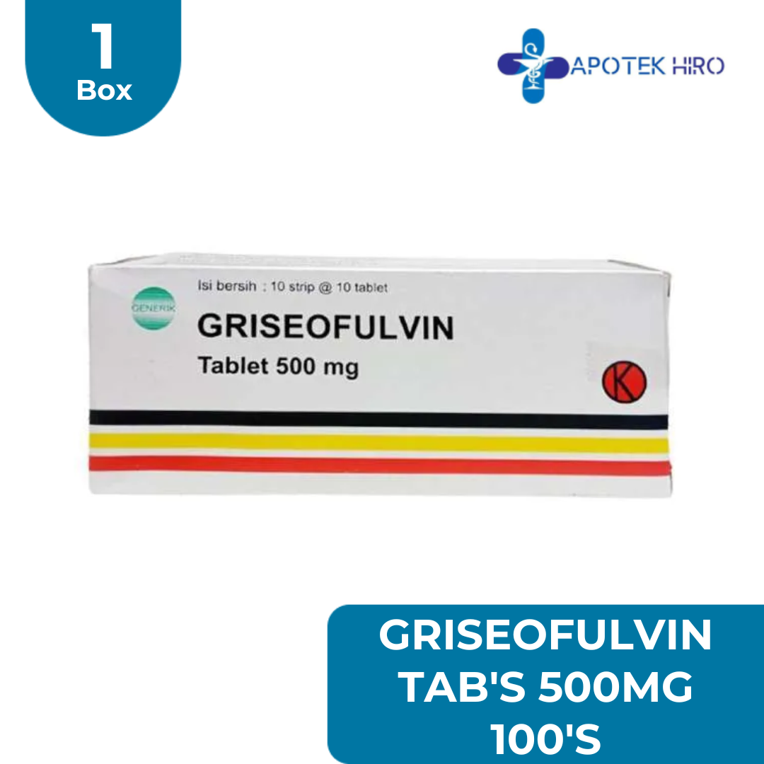 GRISEOFULVIN TAB'S 500MG