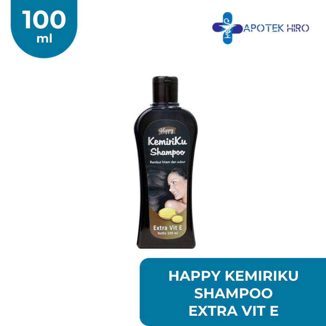 HAPPY KEMIRIKU SHAMPOO EXTRA VIT E 100 ML