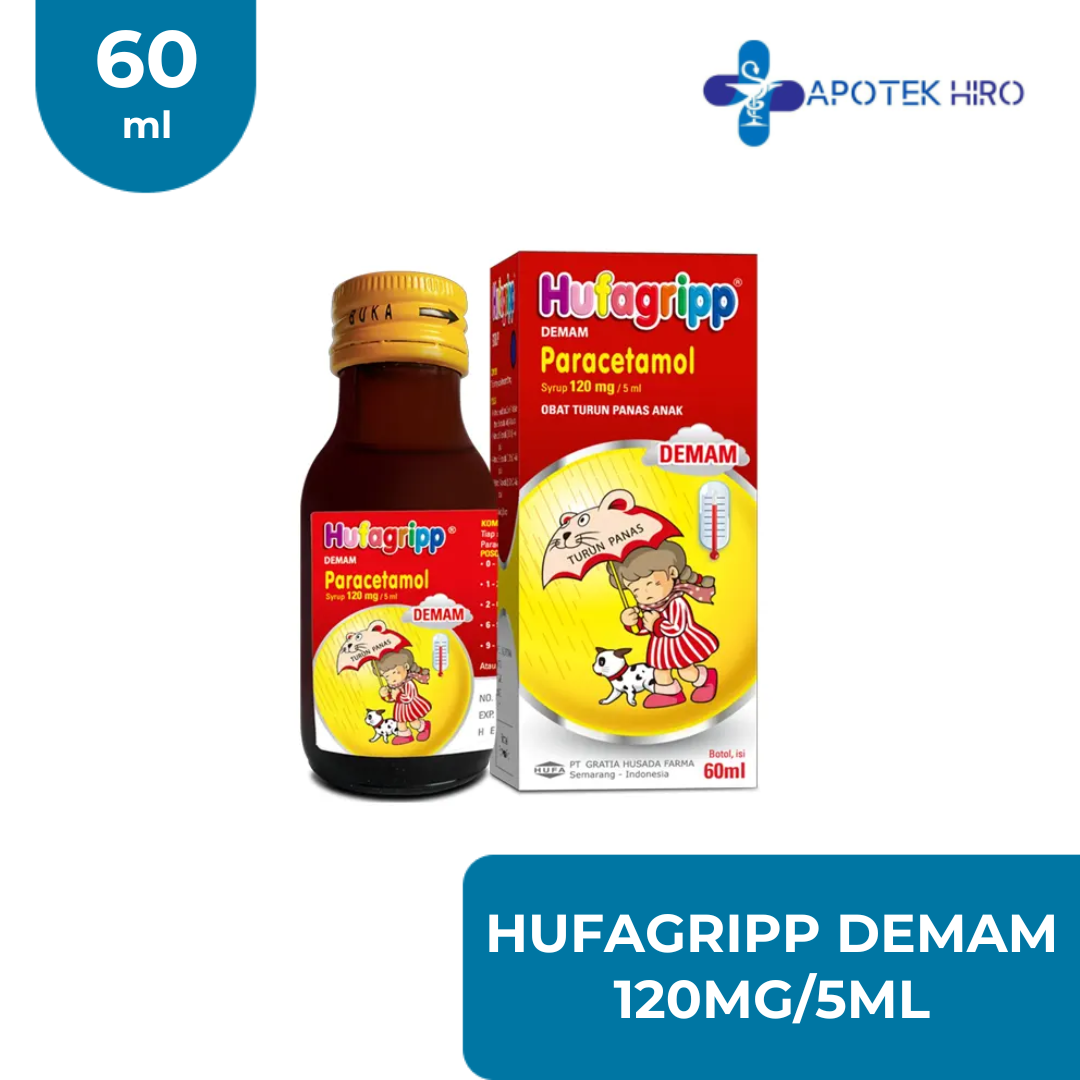 HUFAGRIPP DEMAM 120MG/5ML