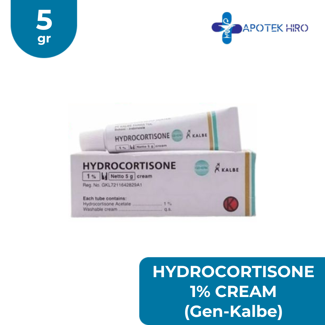 Hydrocortisone 1% Cream 5Gr (Gen-Kalbe)