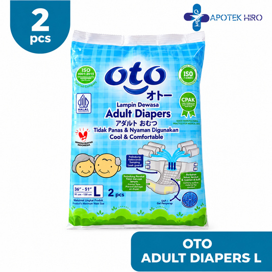 OTO Lampin Dewasa Adult Diapers L - 2 Pcs