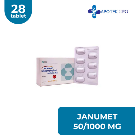 JANUMET 50/1000 MG