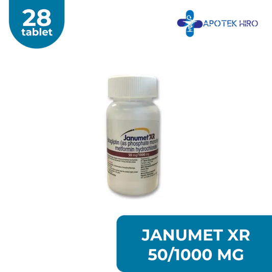 JANUMET XR 50/1000 MG 28'S