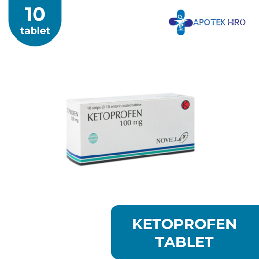 KETOPROFEN - 1 STRIP 10 TABLET