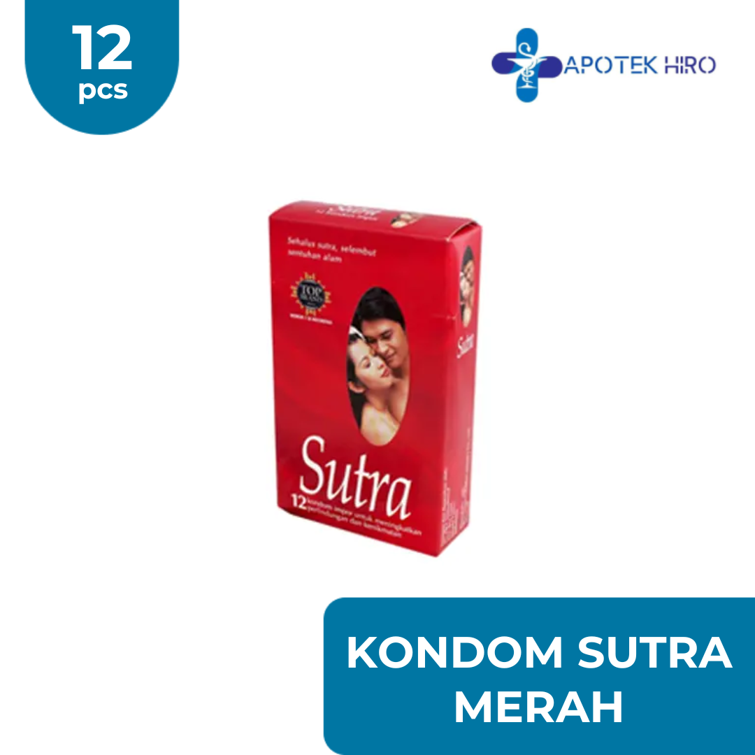 KONDOM SUTRA MERAH BOX 12 PCS