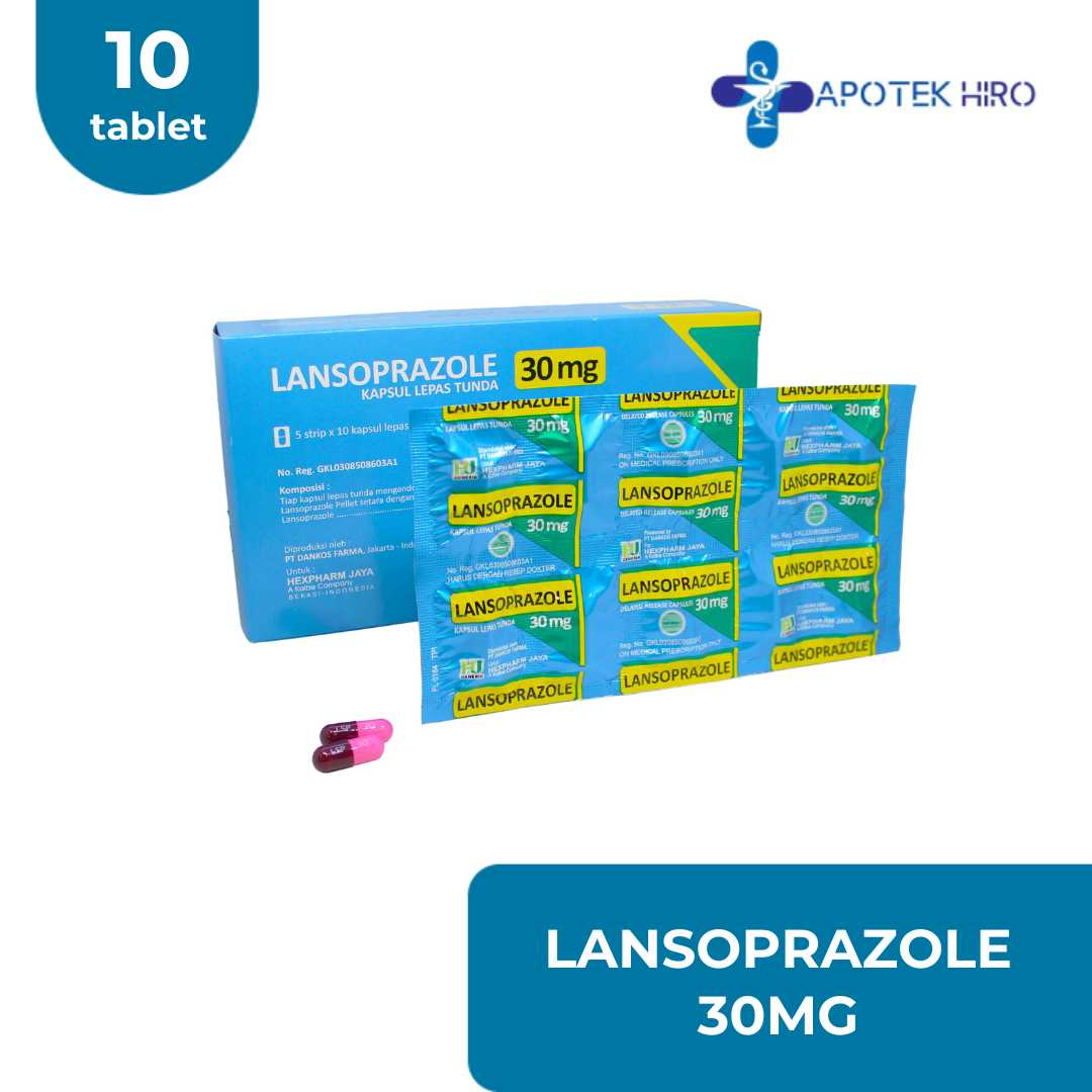 LANSOPRAZOLE 30MG - HJ - 10 TABLET