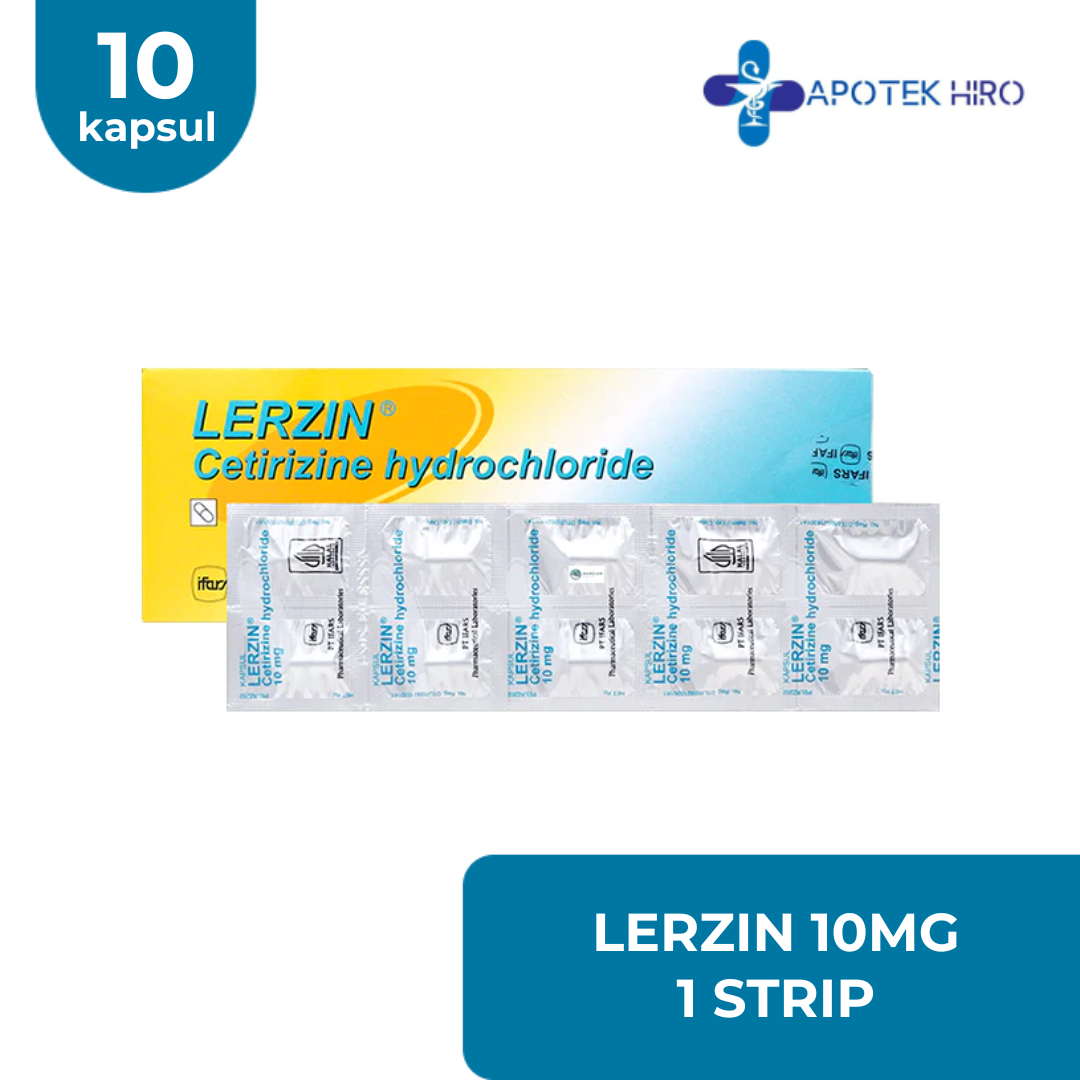 Lerzin 10Mg 1 Strip 10 Kapsul