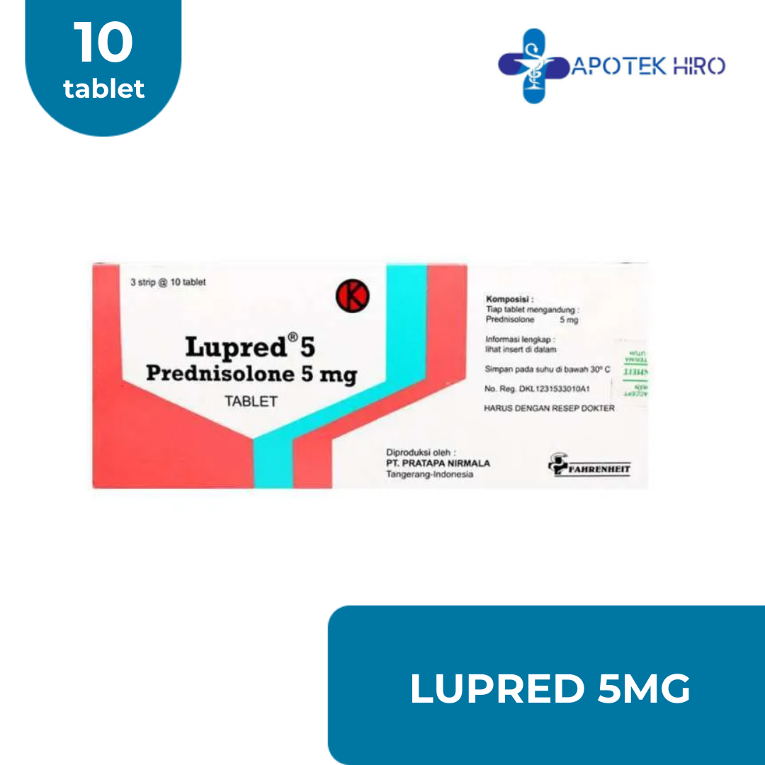 LUPRED 5MG - 1 STRIP 10 TABLET