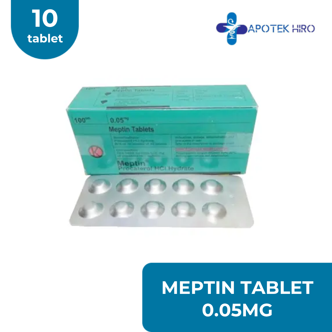 MEPTIN TABLET 0.05MG - 10 TABLET