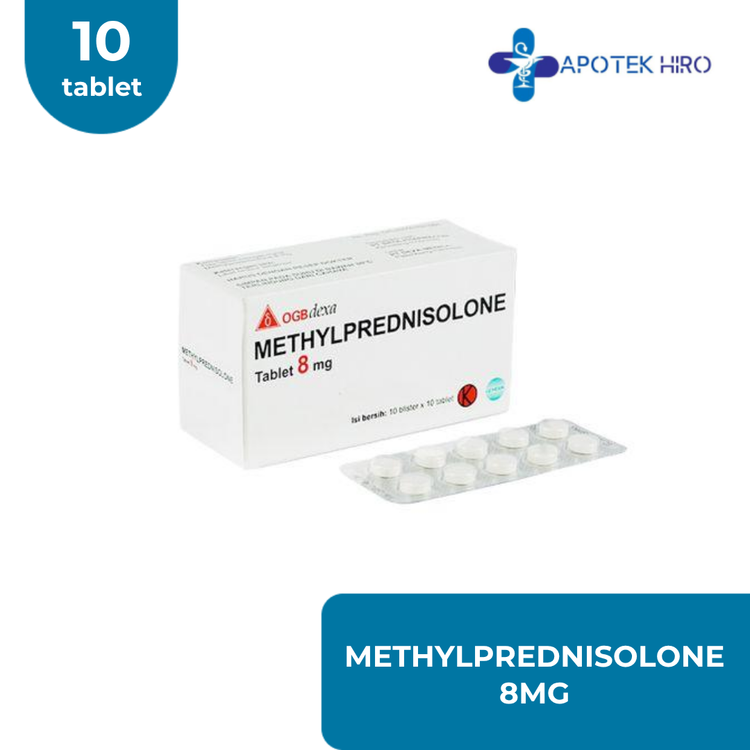 Methylprednisolone 8Mg 1 Strip 10 Tablet