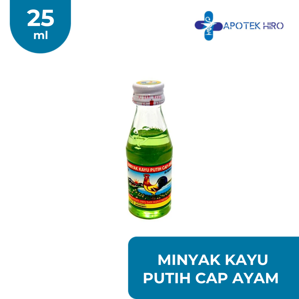 CAP AYAM MINYAK KAYU PUTIH 25 ML – Apotek Hiro