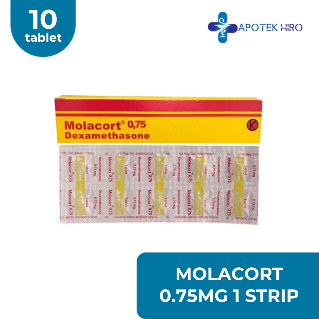 Molacort 0.75Mg 1 Strip 10 Tablet