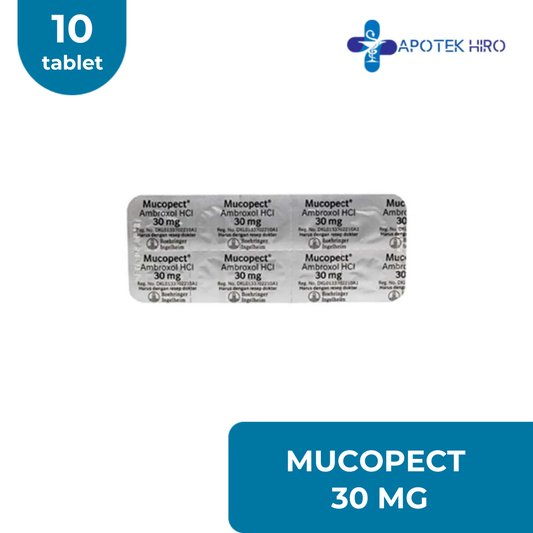 MUCOPECT 30MG - 1 STRIP 10 TABLET