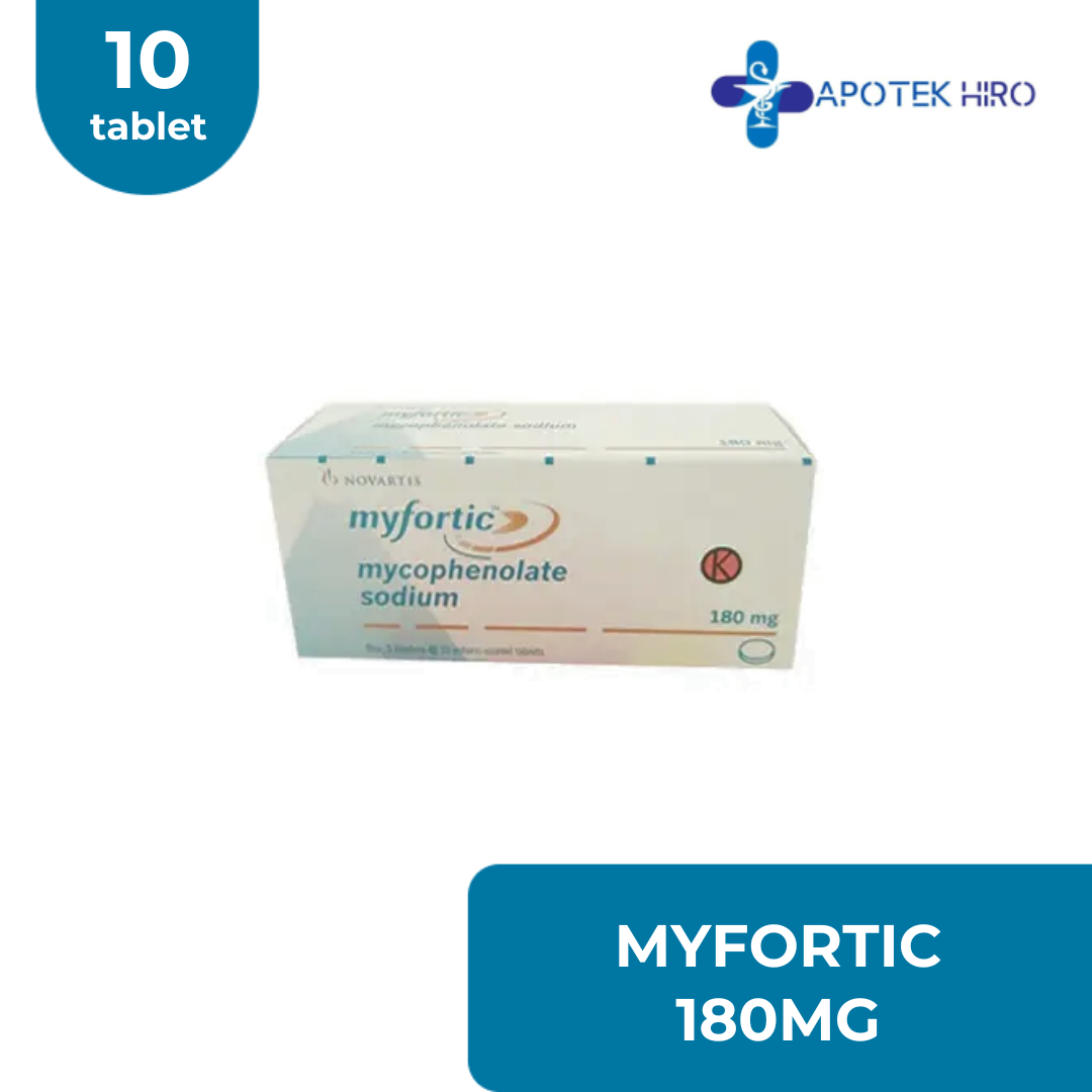 MYFORTIC 180MG - 1 STRIP 10 TABLET