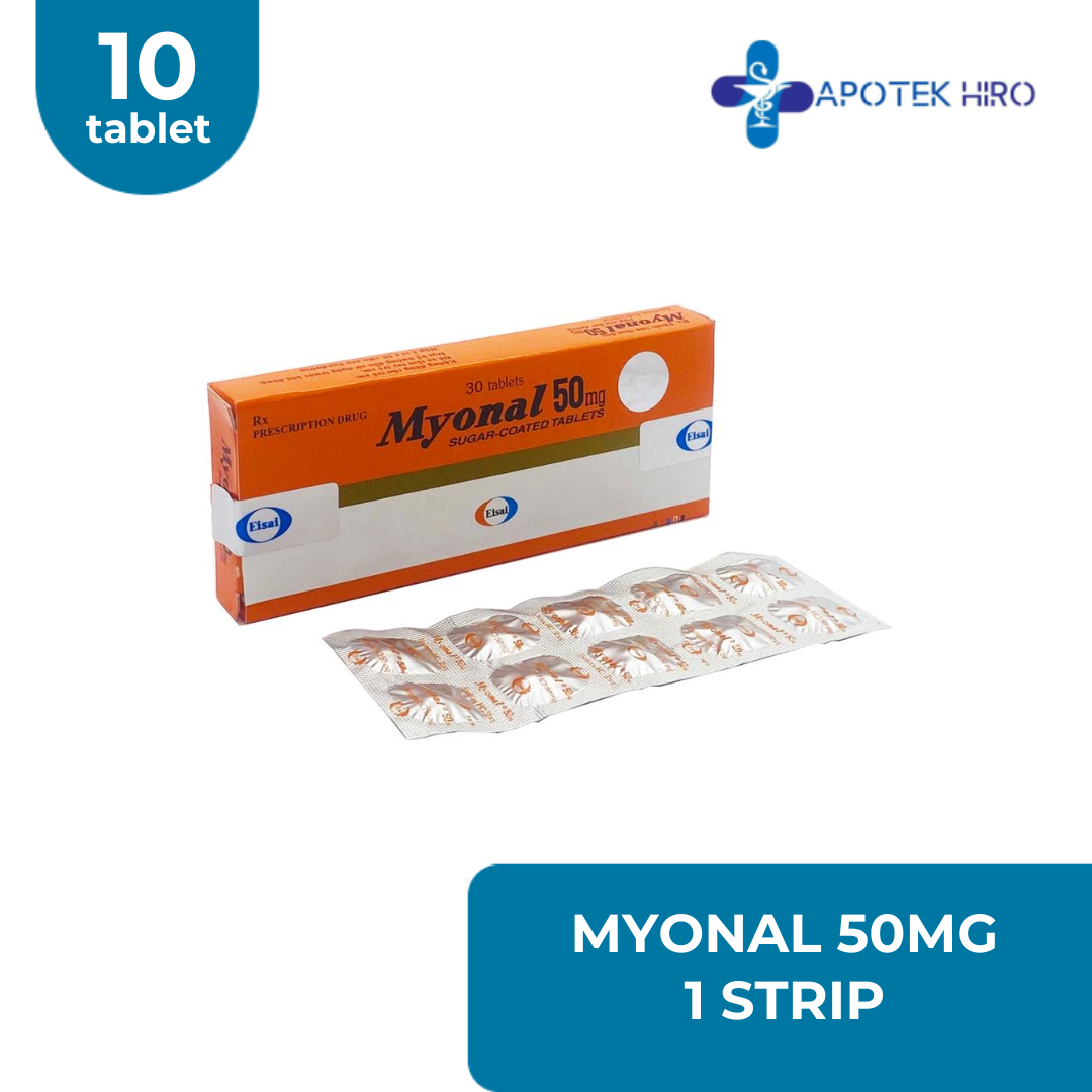 Myonal 50Mg 1 Strip 10 Tablet