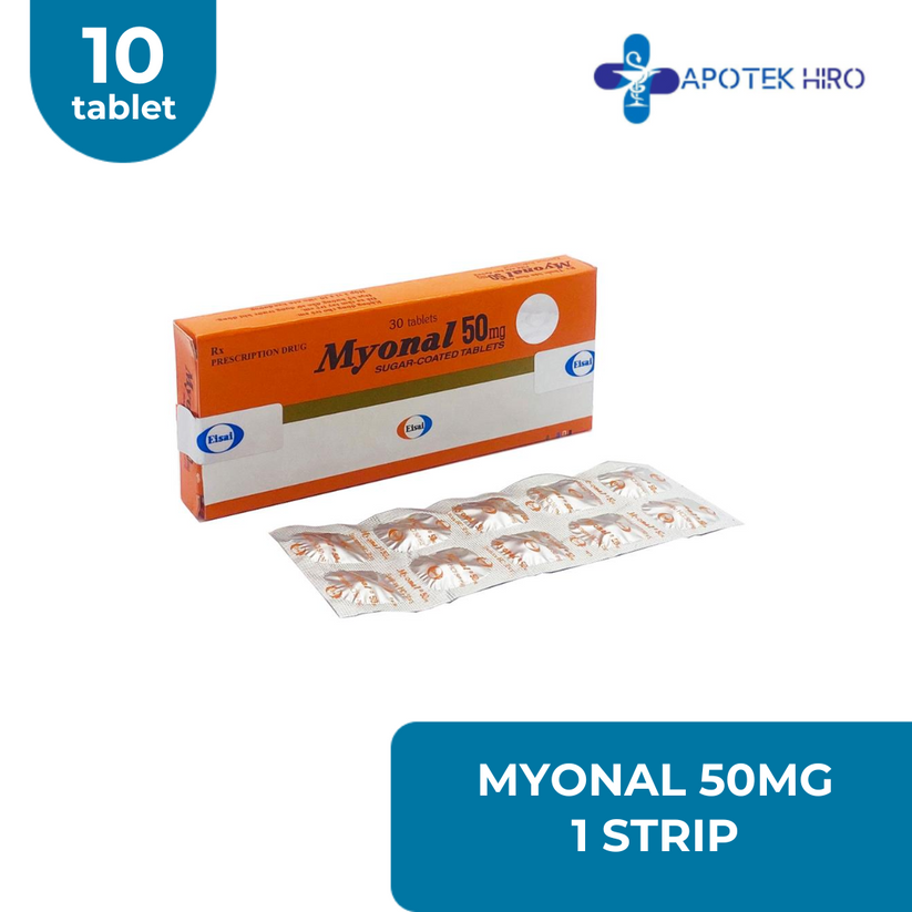 Myonal 50Mg 1 Strip 10 Tablet – Apotek Hiro