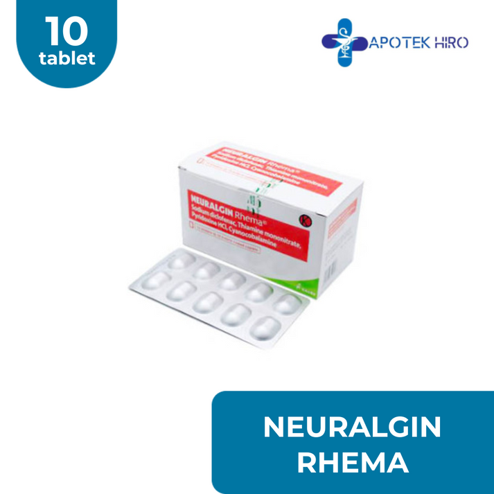 NEURALGIN RHEMA - 1 STRIP @ 10 TABLET – Apotek Hiro