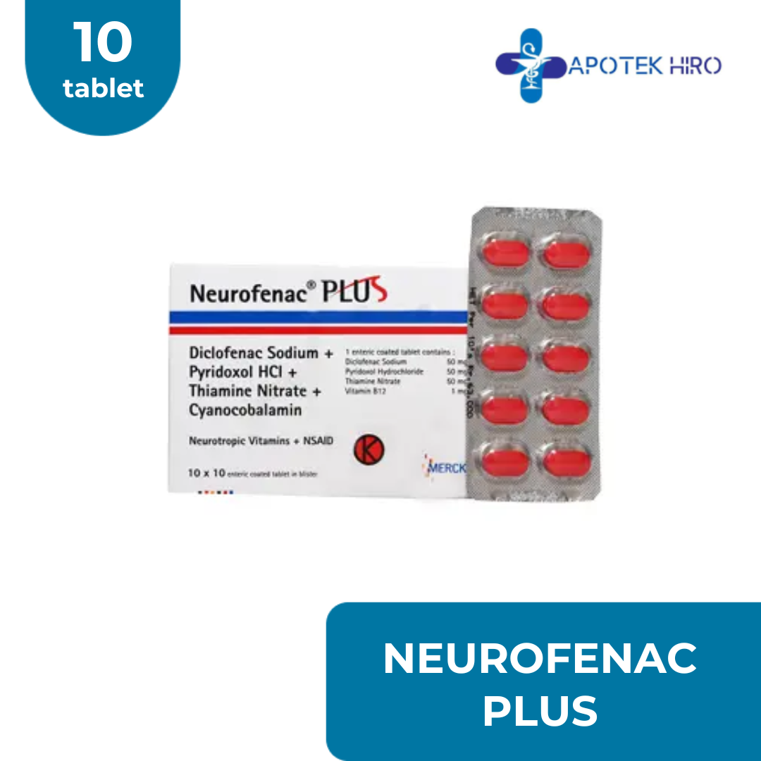 NEUROFENAC PLUS 50MG - 1 STRIP 10 TABLET