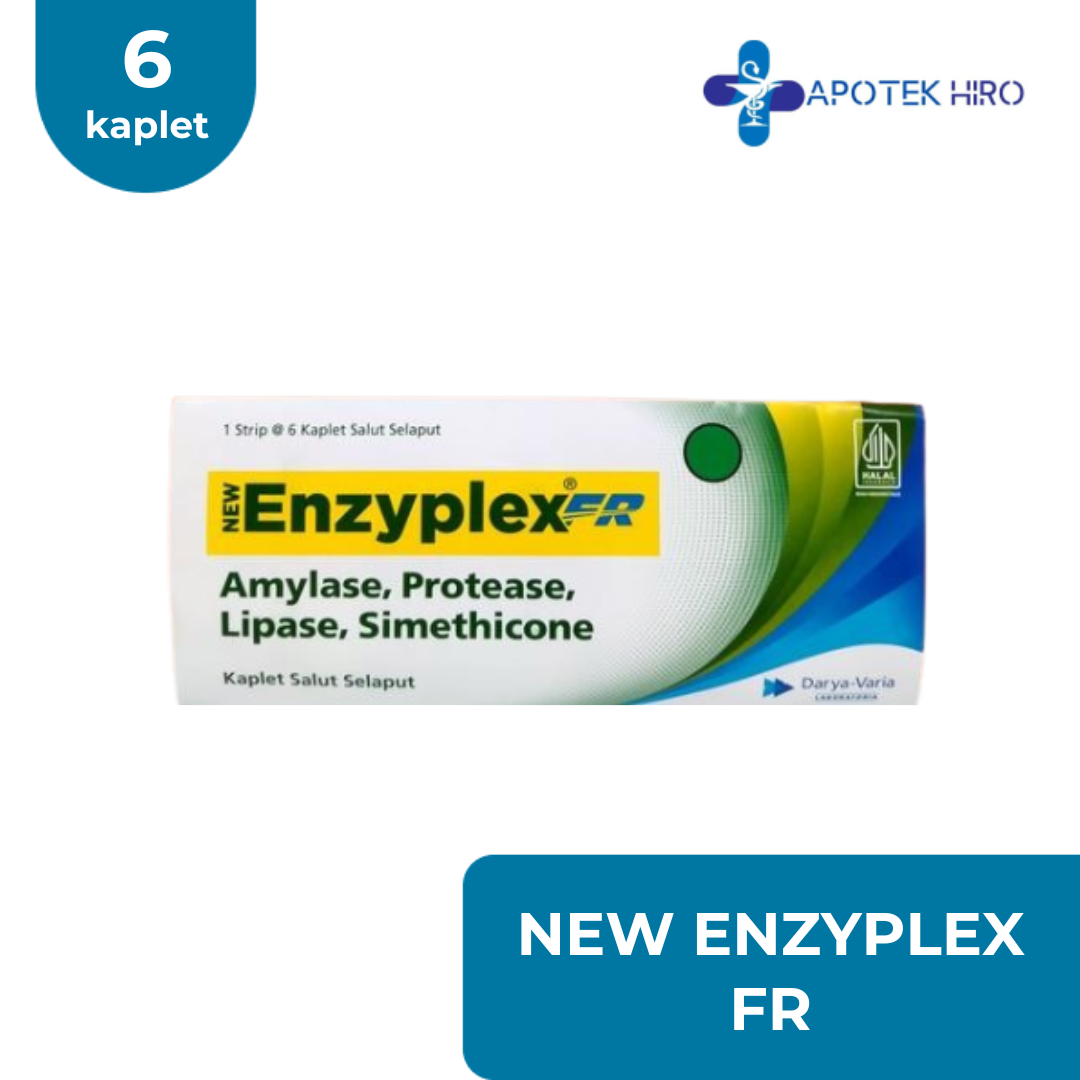 NEW ENZYPLEX FR - 1 STRIP 6 KAPLET
