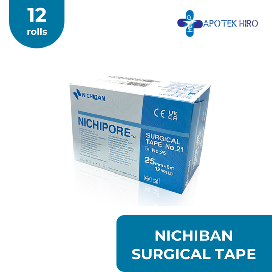 Nichiban Nichipore Surgical Tape - (1 inch) 25mmx6m