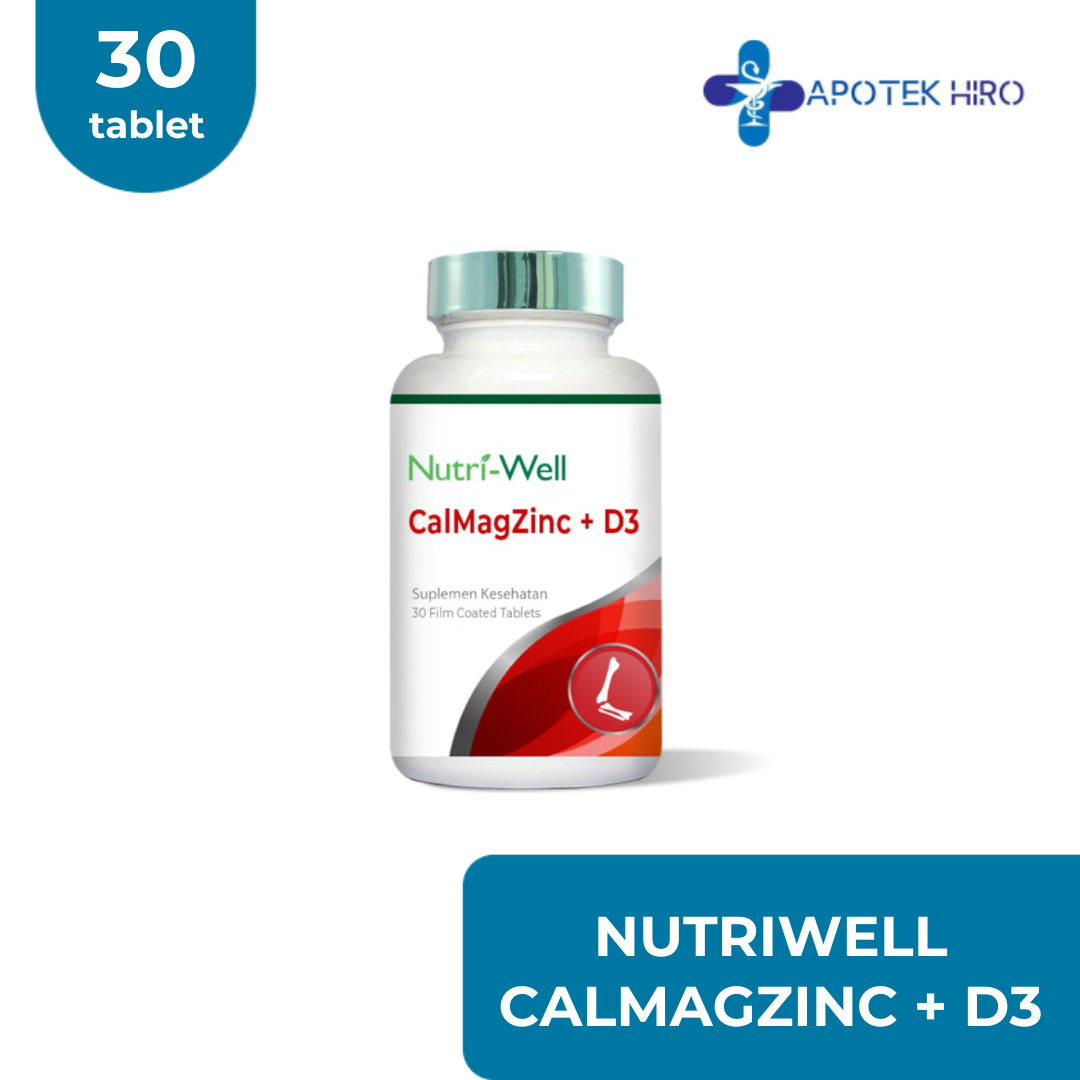 NUTRIWELL CALMAGZINC + D3 - 30 TABLET