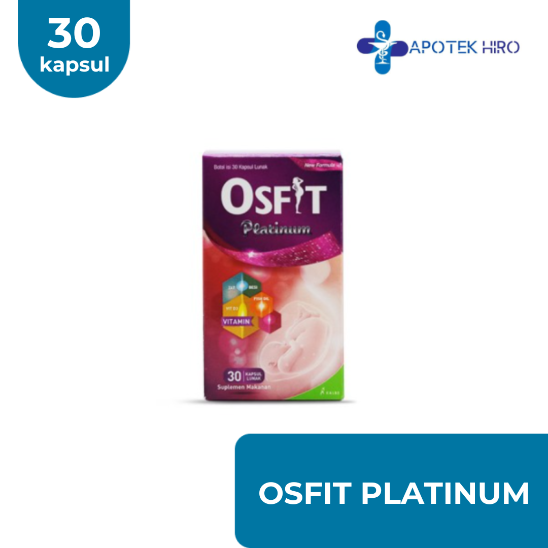 OSFIT PLATINUM - 60 KAPLET - Membantu menjaga kesehatan ibu hamil atau menyusui.