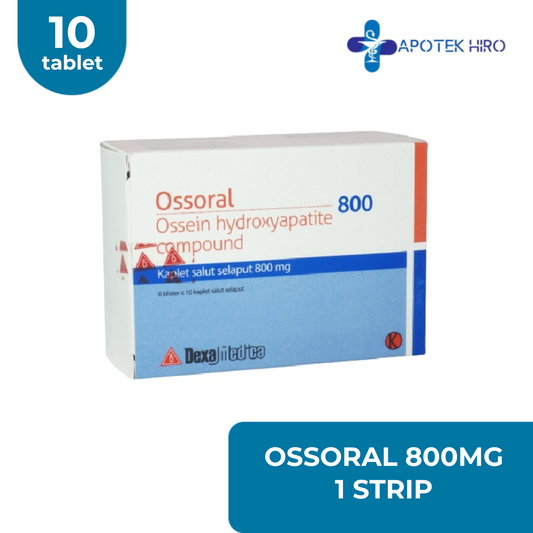 Ossoral 800Mg 1 Strip Isi 10 Tablet