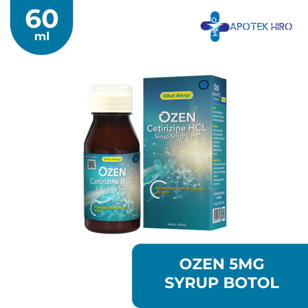 Ozen 5Mg Syrup Botol 60Ml