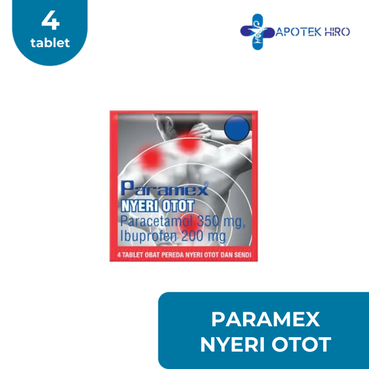 PARAMEX NYERI OTOT TABLET - 1 STRIP 4 TABLET