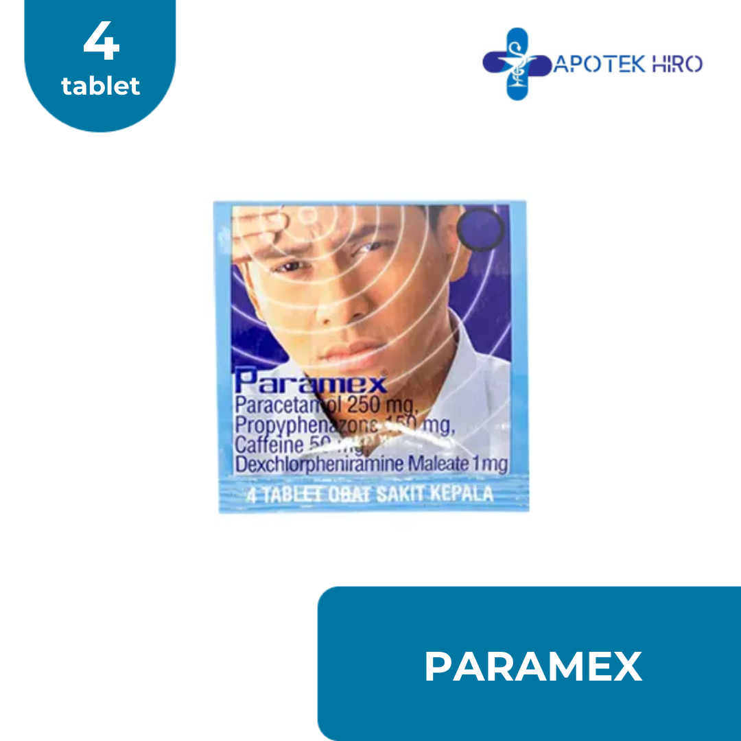 PARAMEX - 1 STRIP 4 TABLET