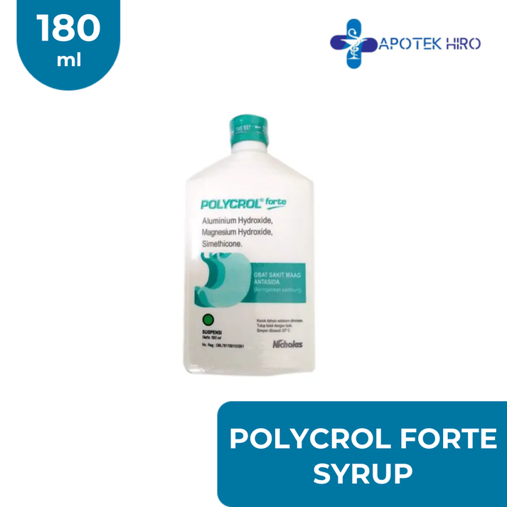 POLYCROL FORTE SYRUP - 180ML – Apotek Hiro