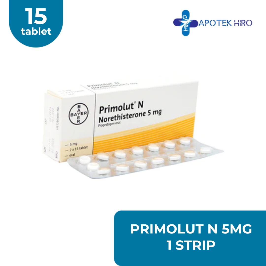Primolut N 5Mg 1 Strip 15 Tablet – Apotek Hiro