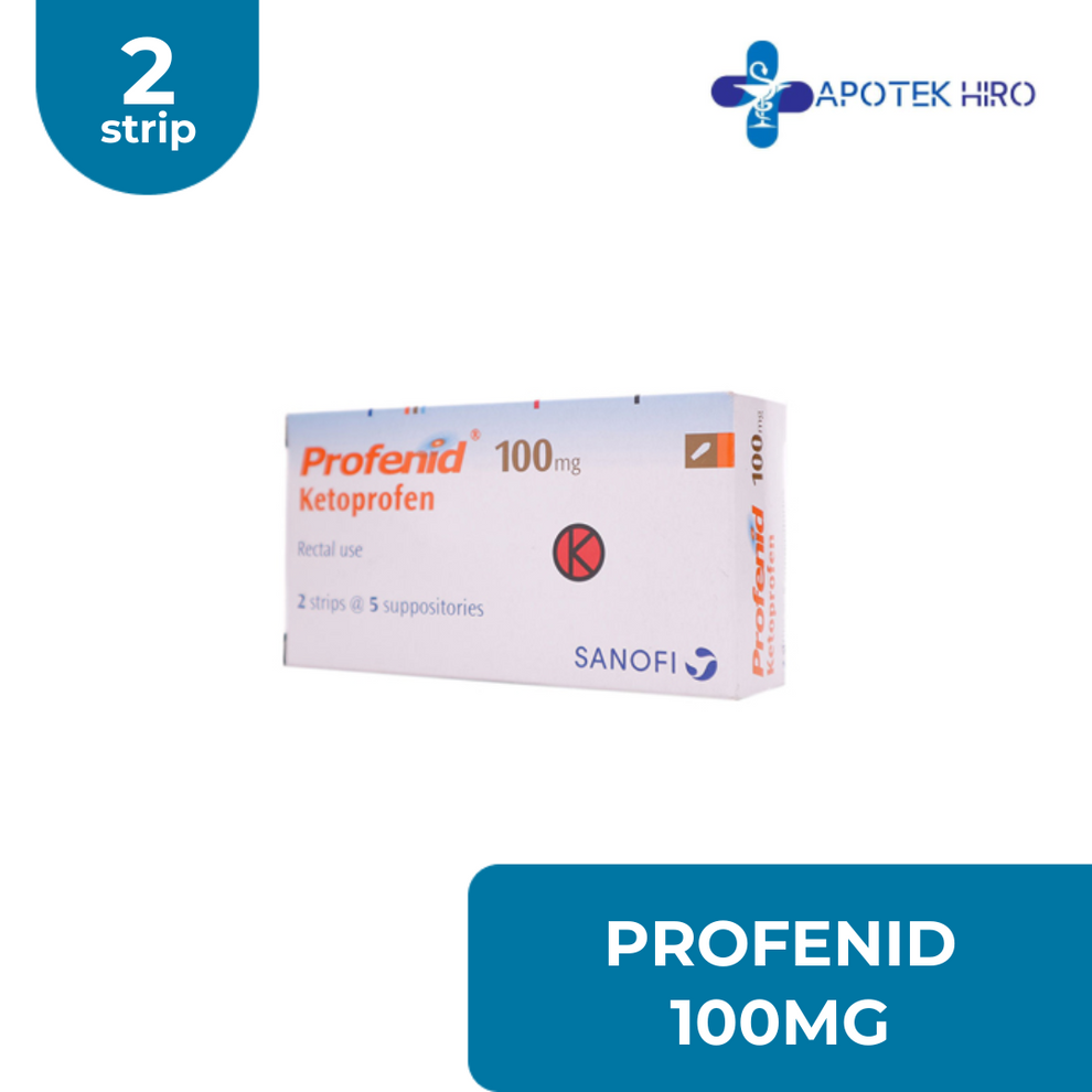 Profenid Suppositoria 100 mg – Apotek Hiro