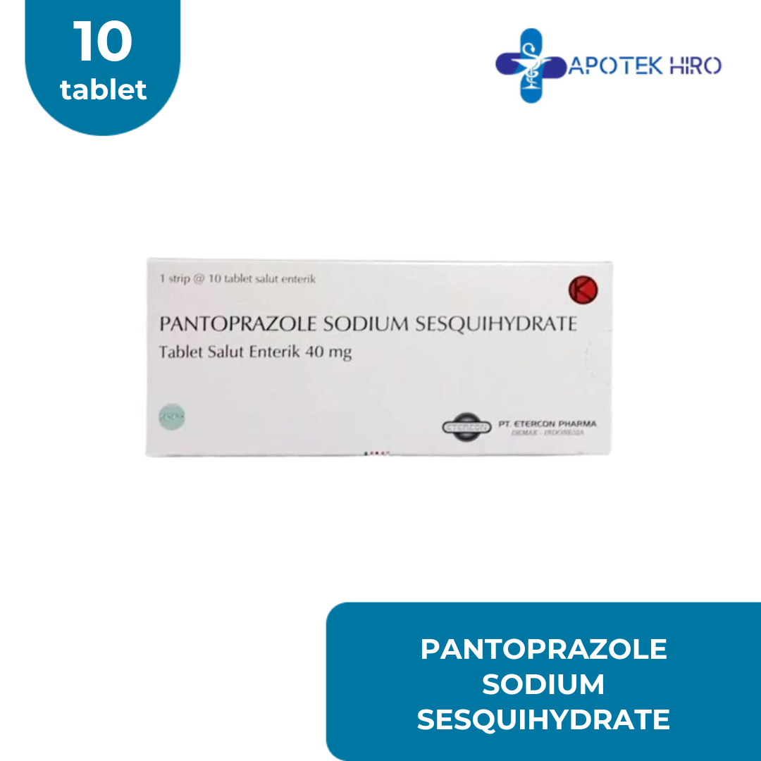 Pantoprazole Etercon 40mg - 1 Strip 10 Tablet