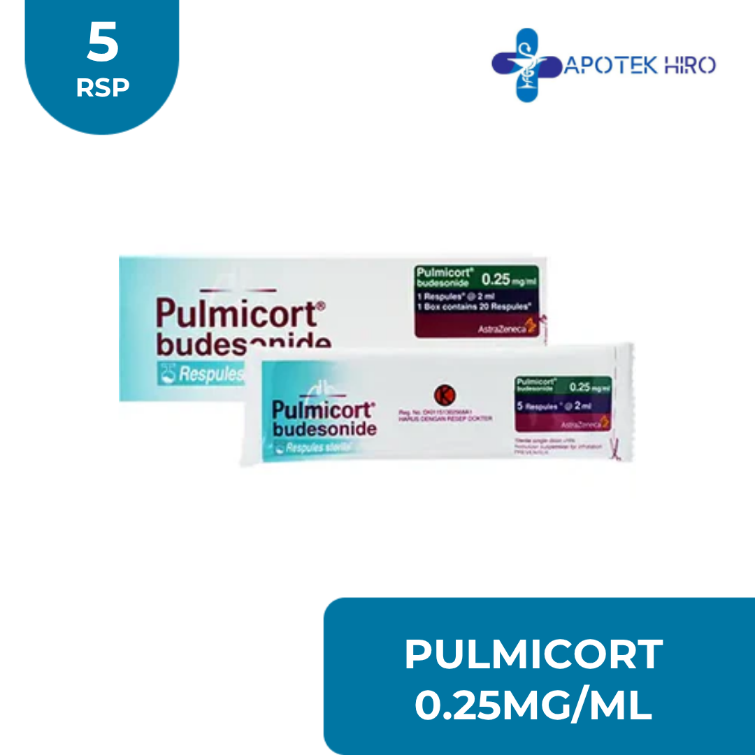 PULMICORT 0.25MG/ML 5 RESPULES