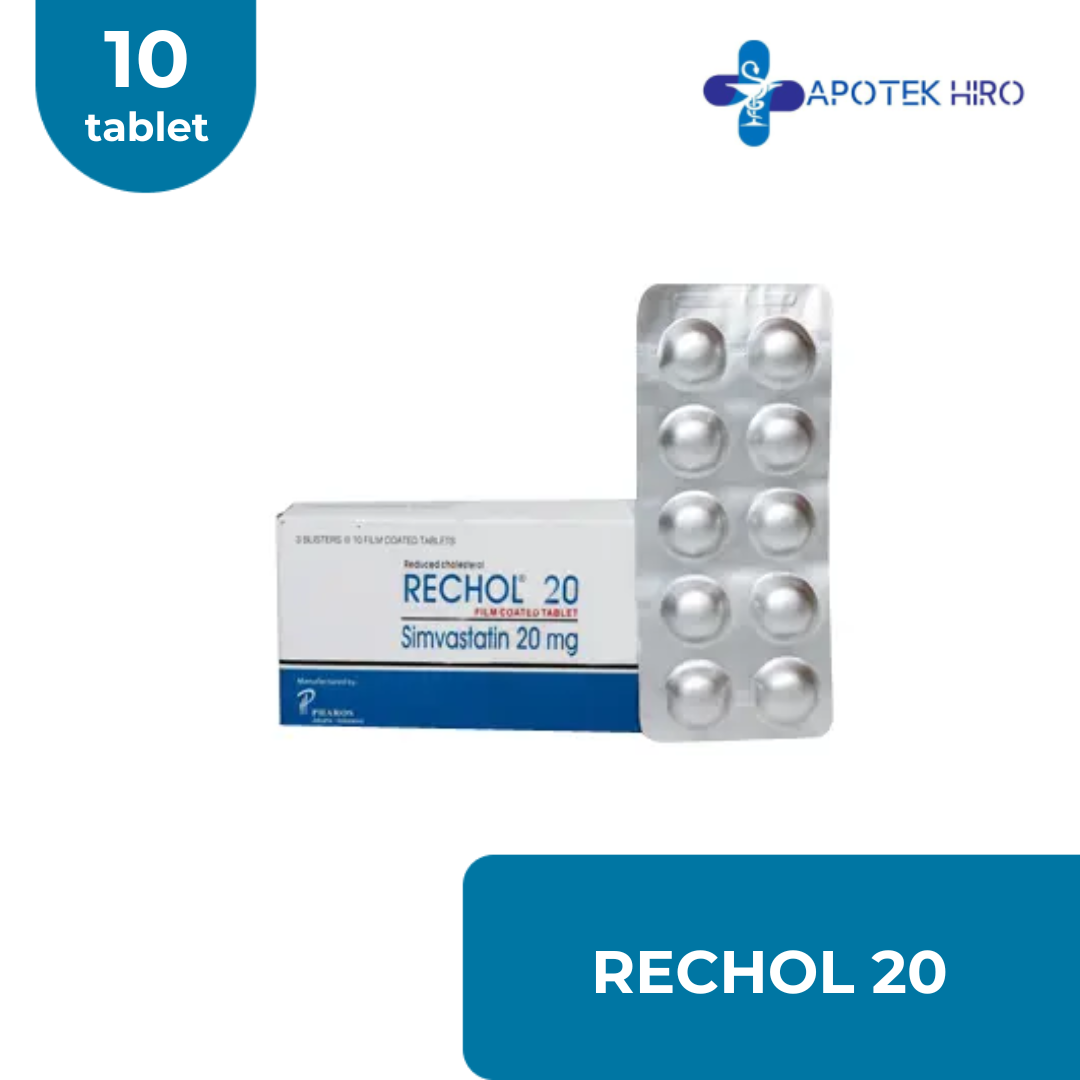 RECHOL 20MG - 1 STRIP 10 TABLET