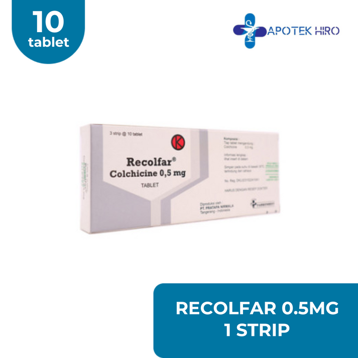 Recolfar 0.5Mg 1 Strip 10 Tablet – Apotek Hiro
