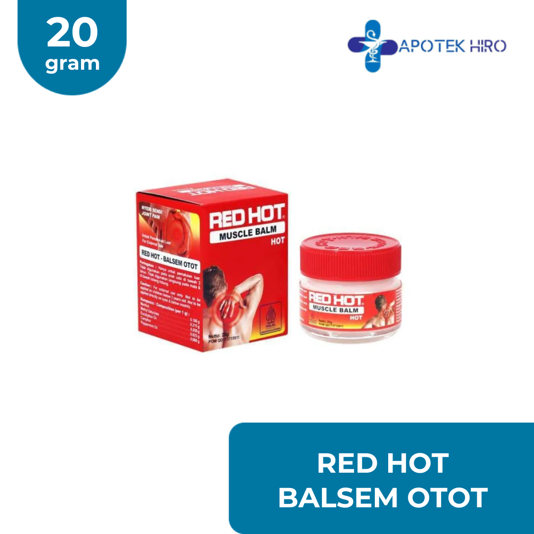 RED HOT BALSEM OTOT - 20 GRAM