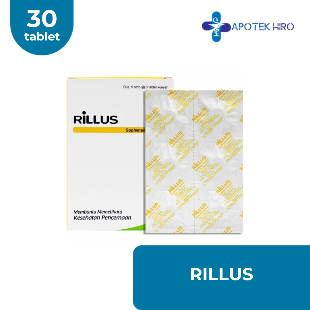 RILLUS - 1 BOX ISI 30 TABLET KUNYAH