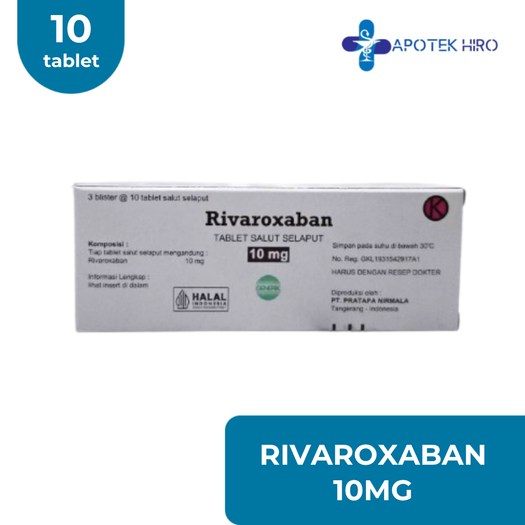 RIVAROXABAN 10MG - 30 TABLET