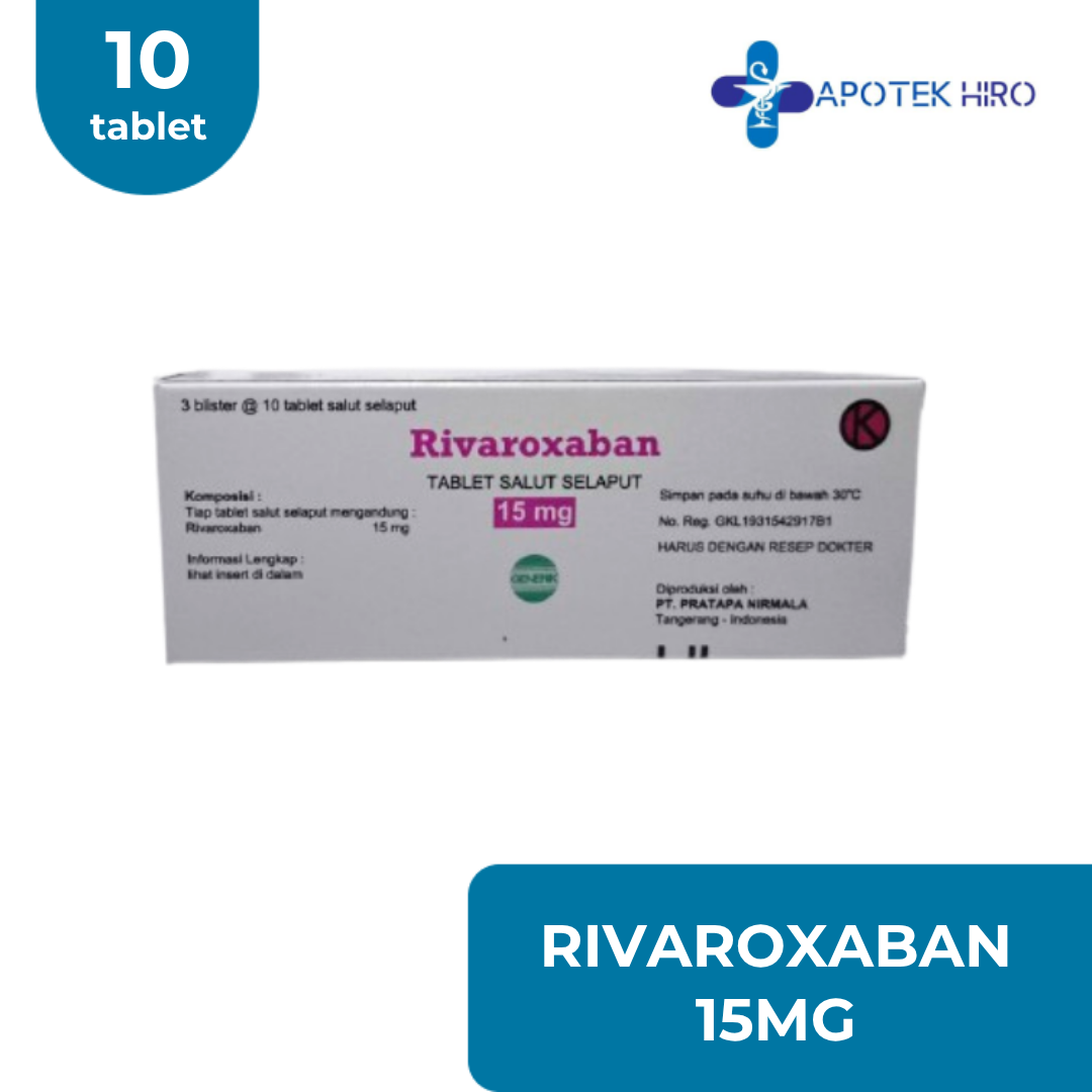 RIVAROXABAN 15MG - 30 TABLET