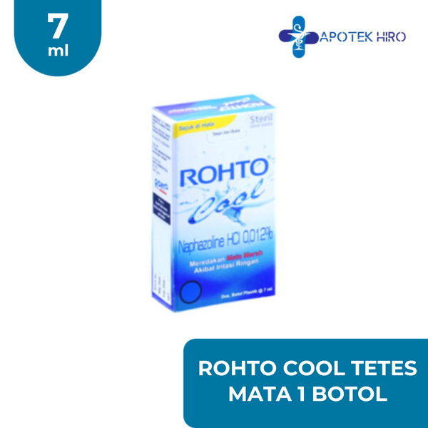 Rohto Cool Tetes Mata 1 Botol 7 ML – Apotek Hiro